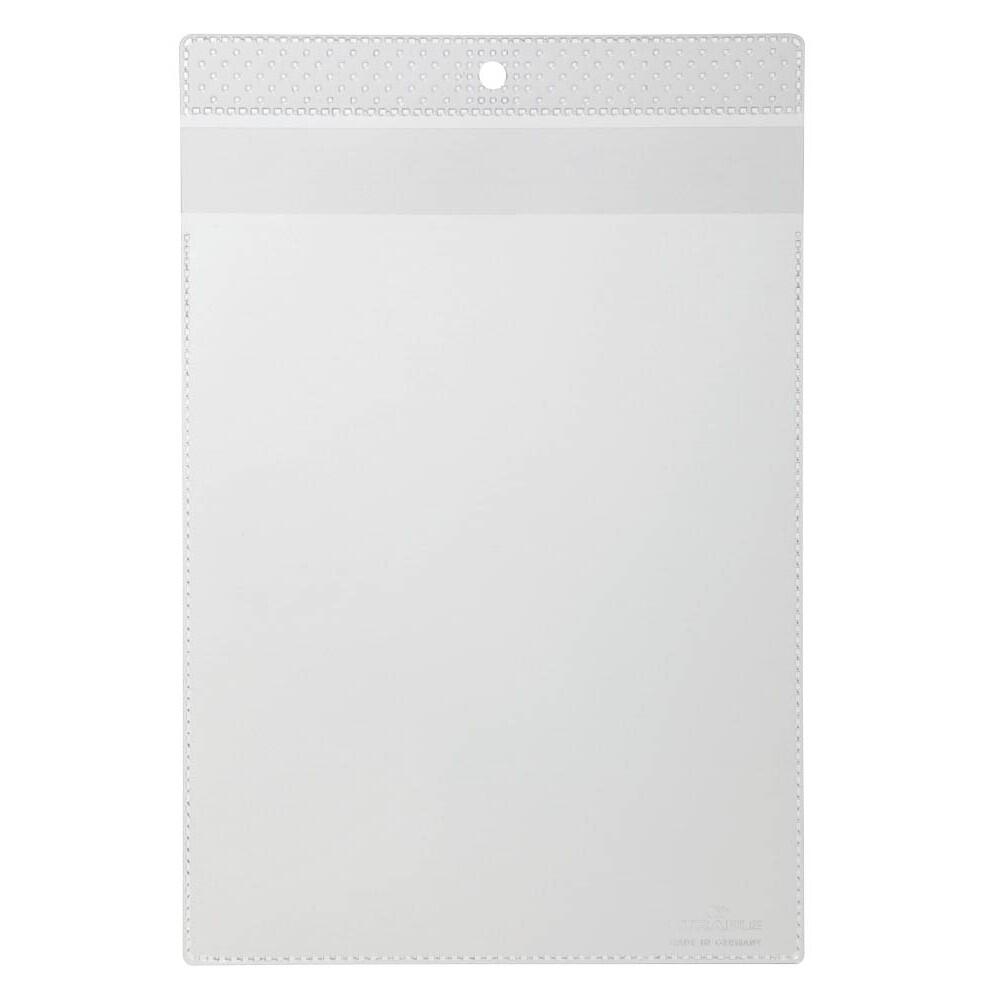 DURABLE Sichttaschen DIN A6 transparent genarbt 0,17 mm - 10 Stück