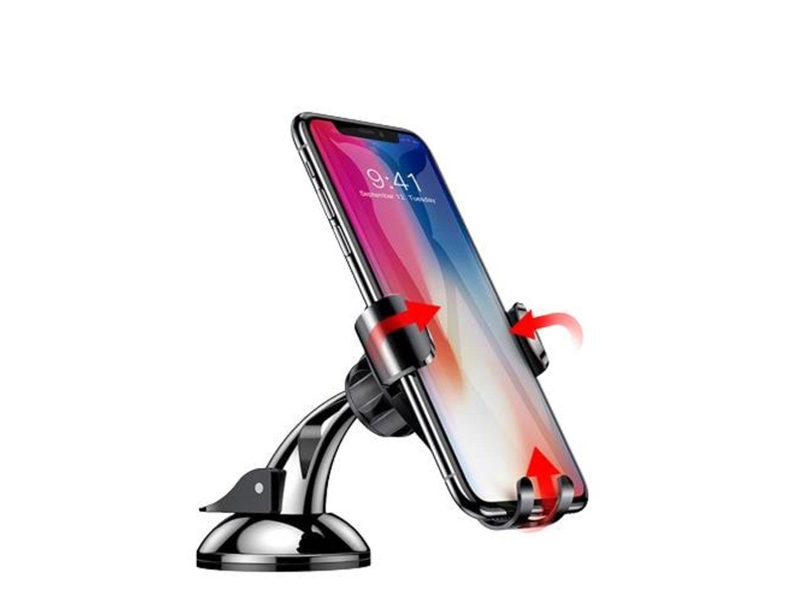 Baseus Osculum gravitational phone holder (black + silver)
