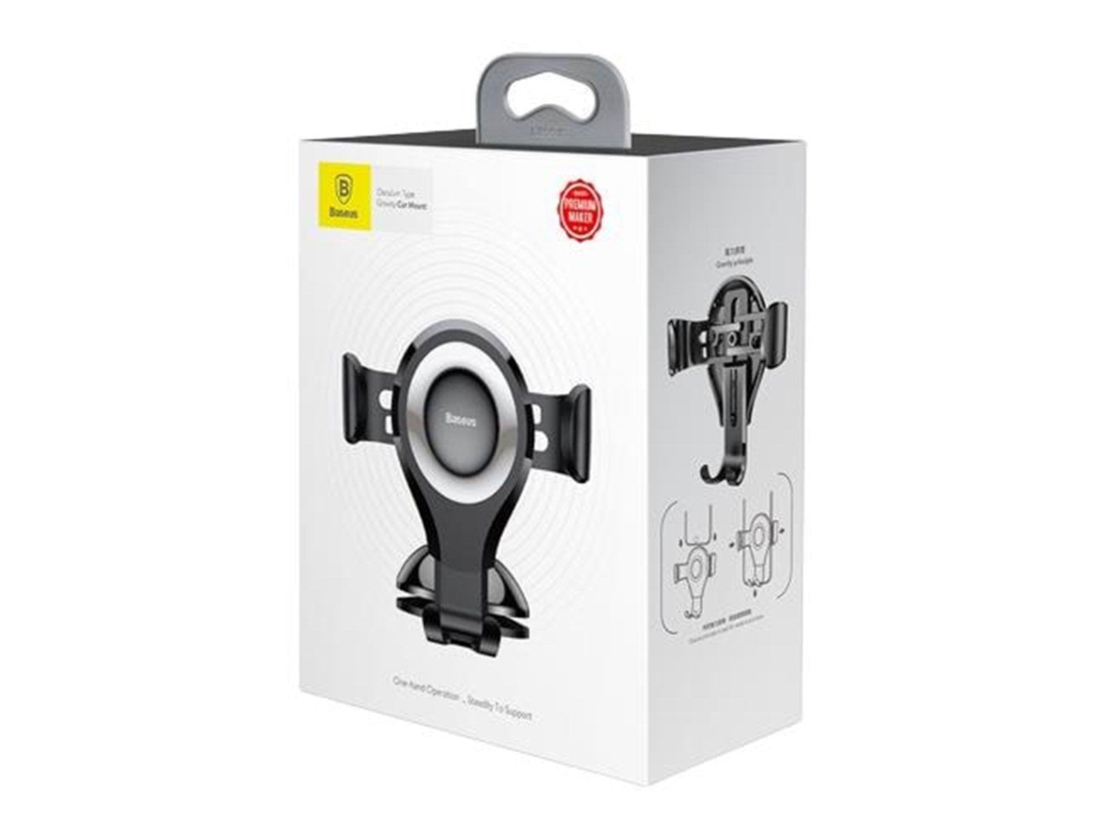 Baseus Osculum gravitational phone holder (black + silver)
