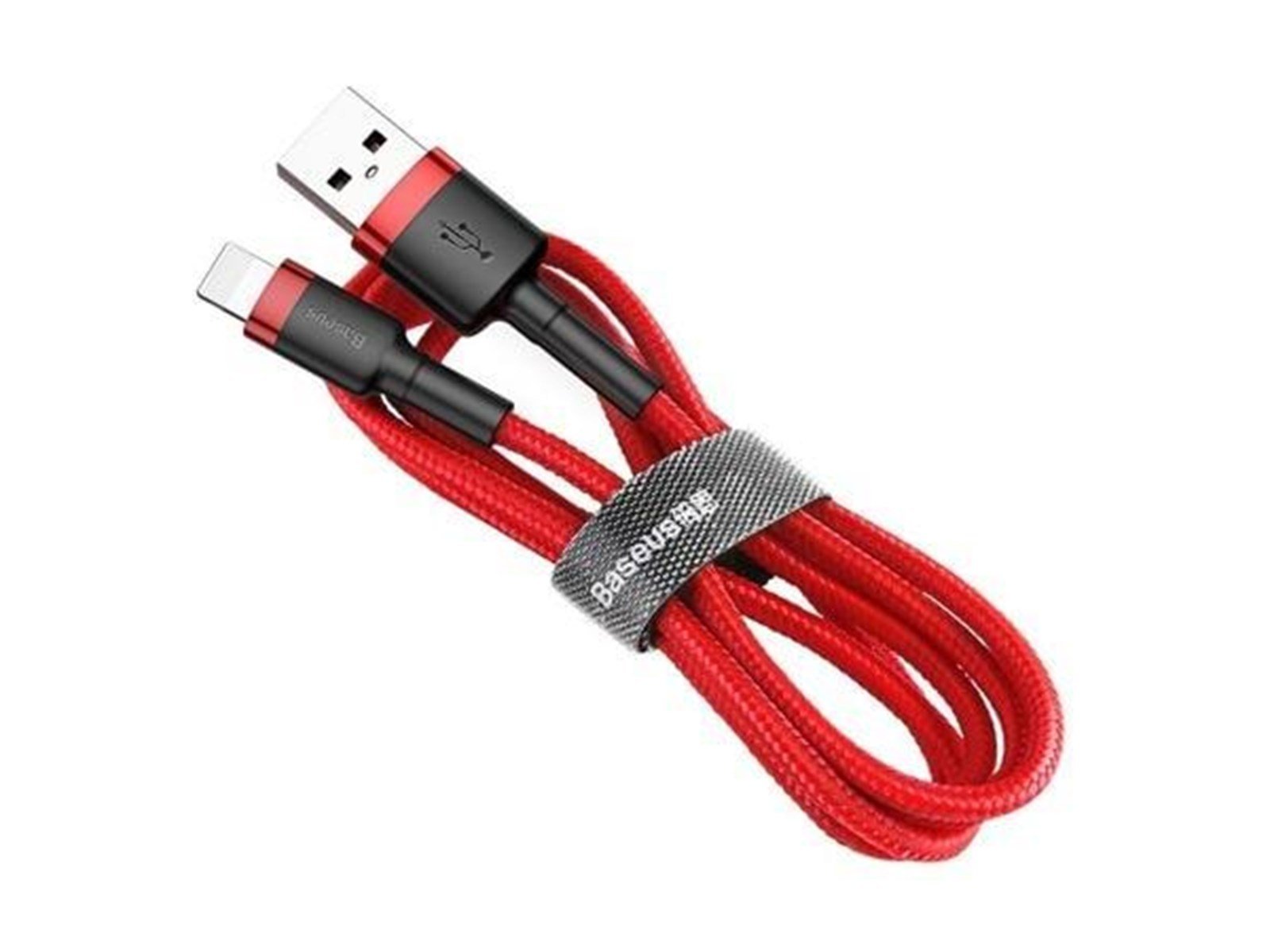 Baseus Cafule USB Lightning cable 2.4A 1m (black + red)