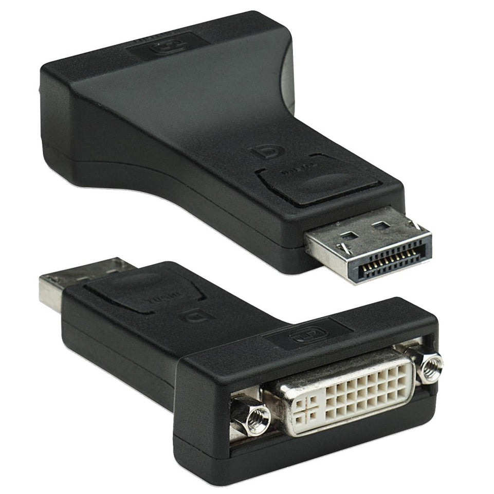 Techly Adapter - DisplayPort Stecker auf DVI-I 24+5 Buchse