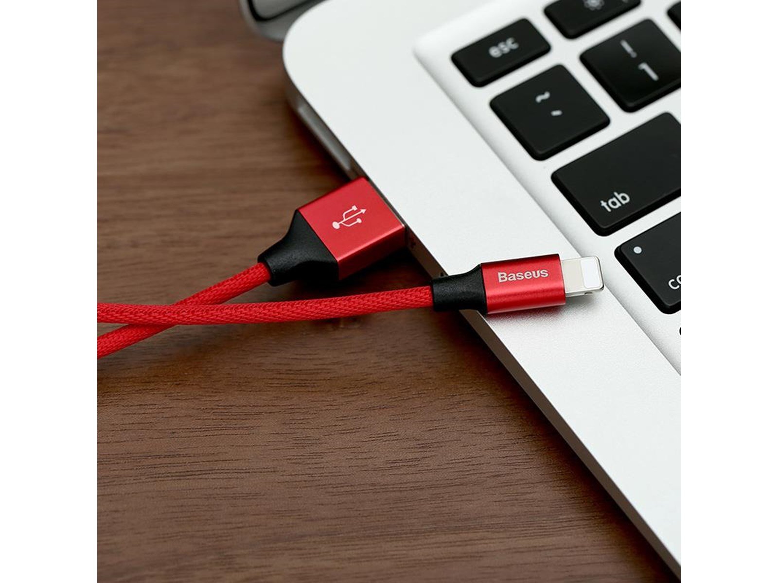 Baseus Yiven Lightning Cable 180 cm 2A (red)