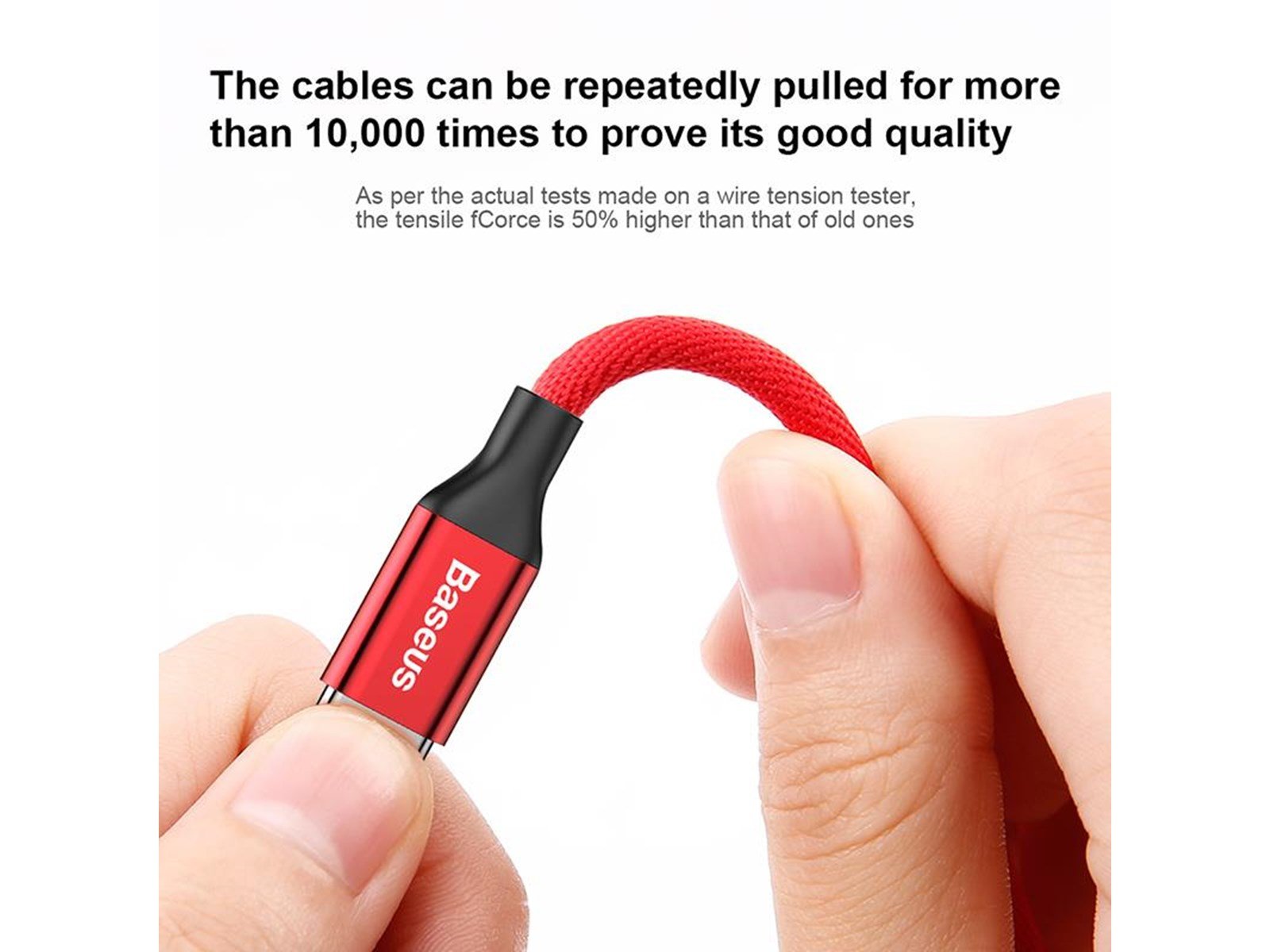 Baseus Yiven Lightning Cable 180 cm 2A (red)