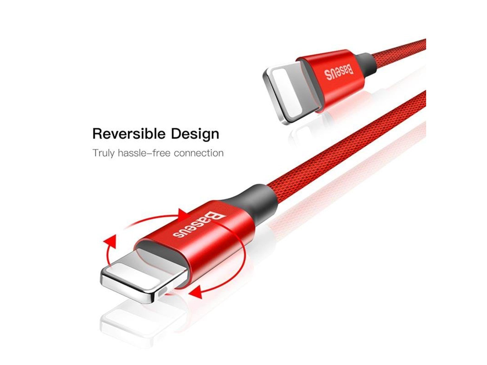 Baseus Yiven Lightning Cable 180 cm 2A (red)