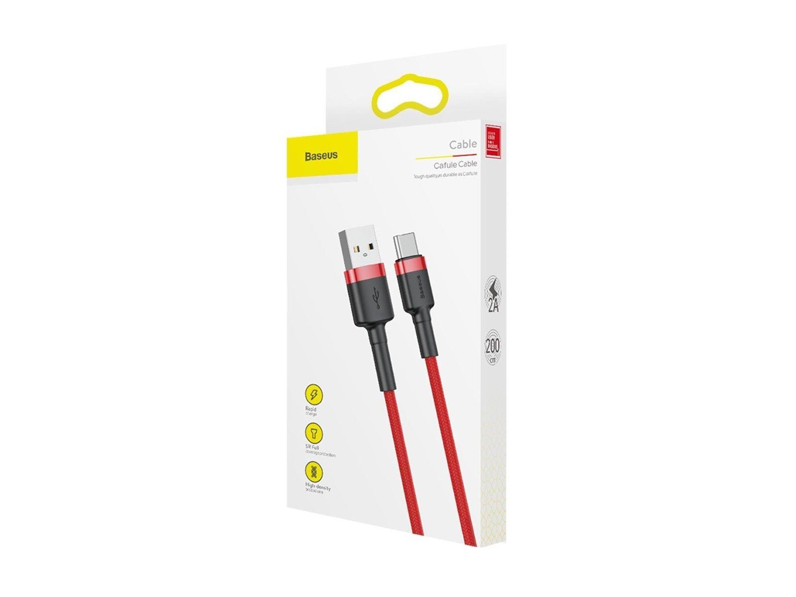 Baseus Cafule cable USB-C 2A 2m (Red)