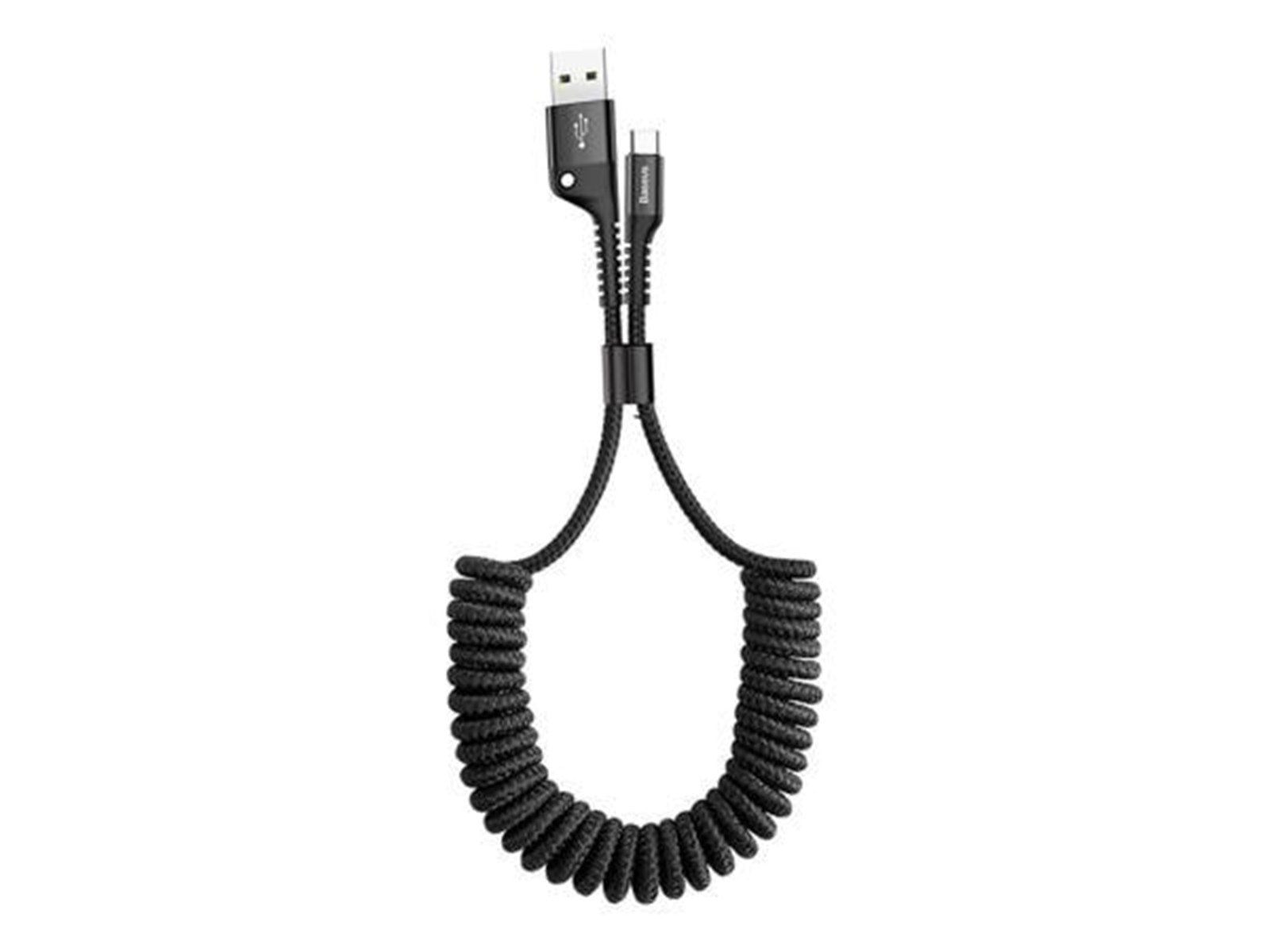 Baseus Spring-loaded USB-C cable 1m 2A (Black)