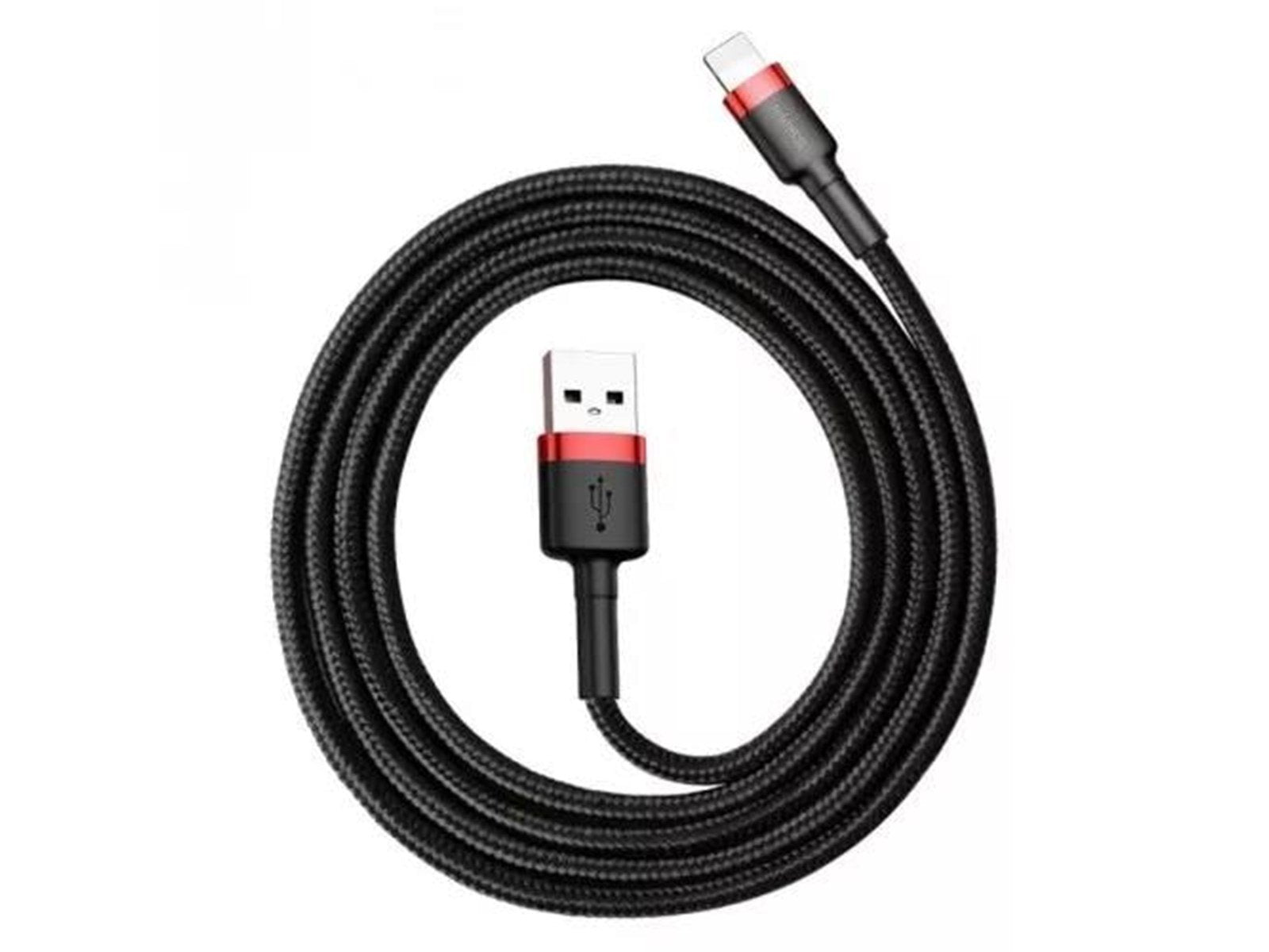 Baseus Cafule USB Lightning Cable 1.5A 2m (Black+Red)