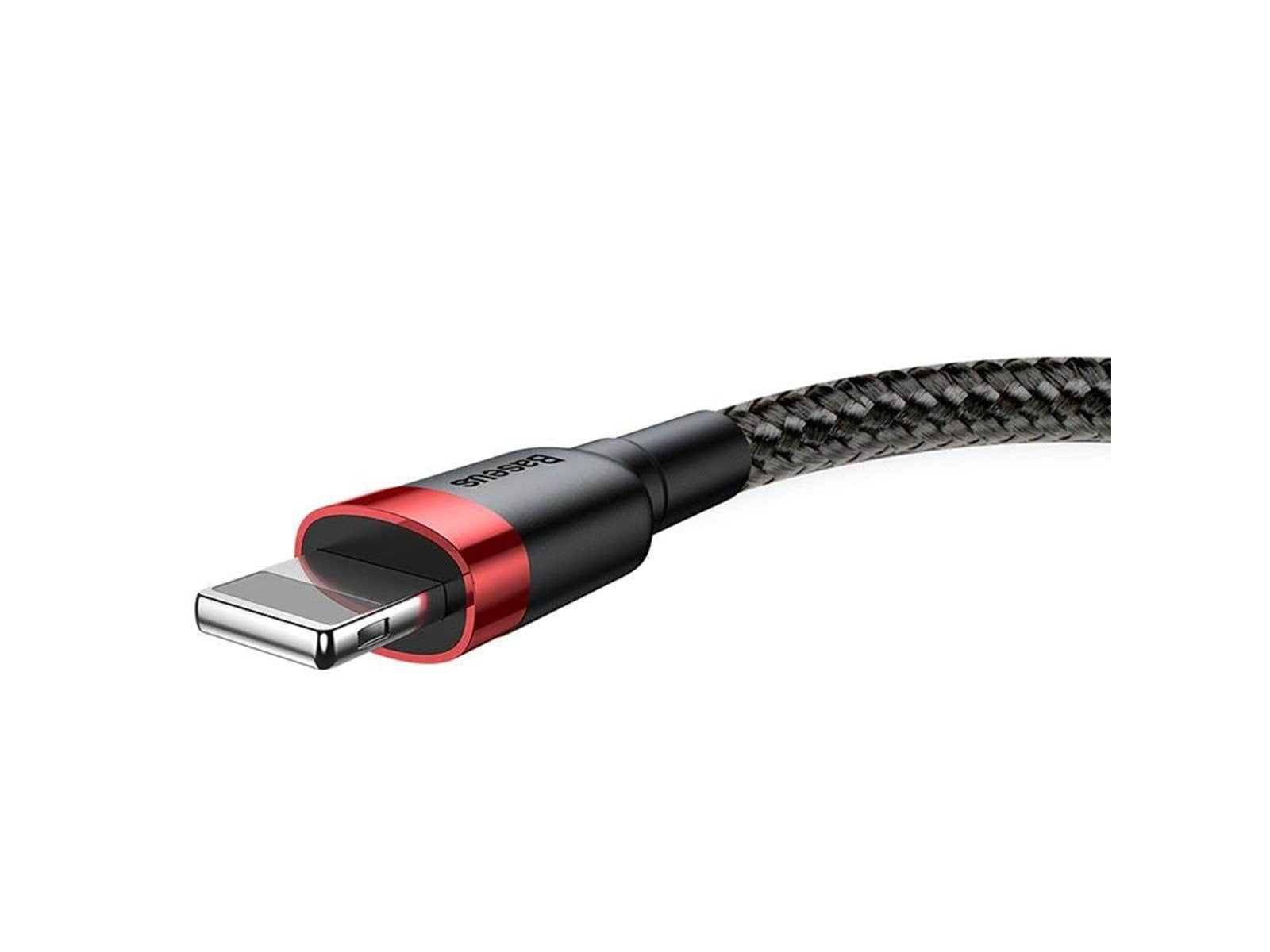 Baseus Cafule Double-sided USB Lightning Cable 2.4A 1m (Black+Red)