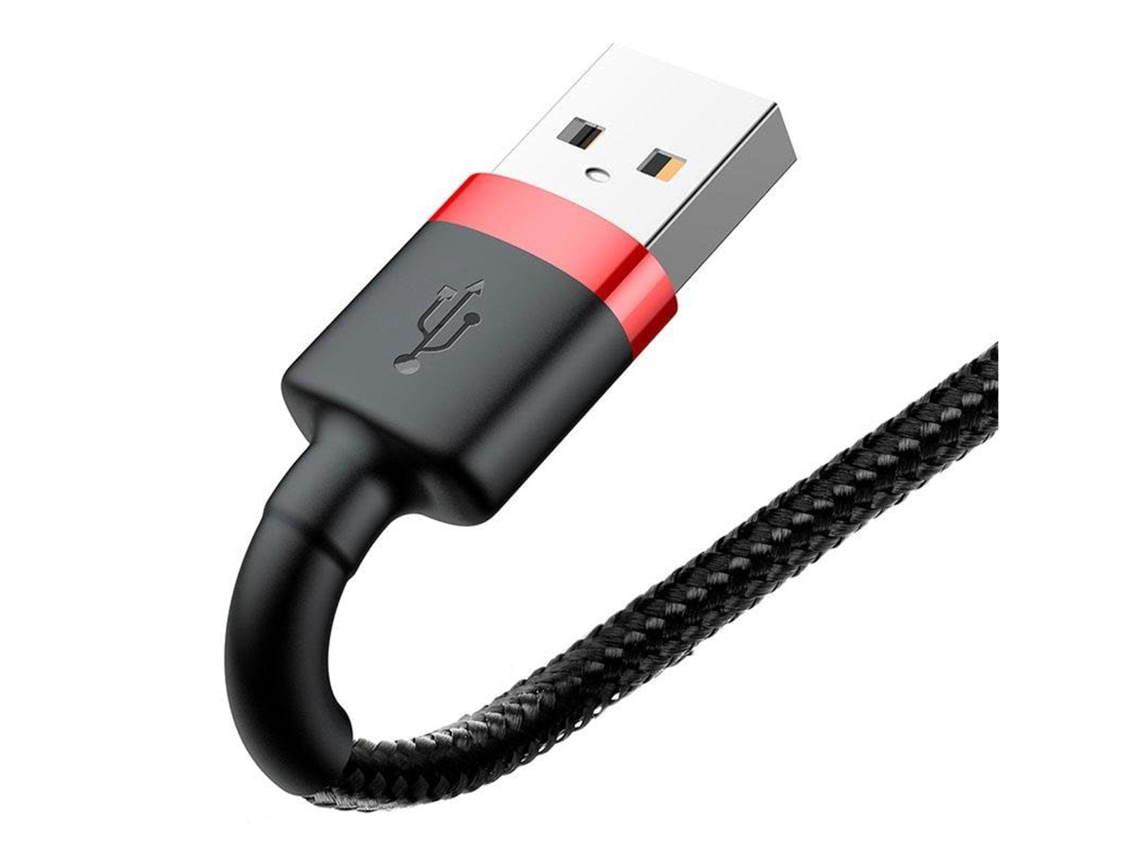 Baseus Cafule Double-sided USB Lightning Cable 2.4A 1m (Black+Red)