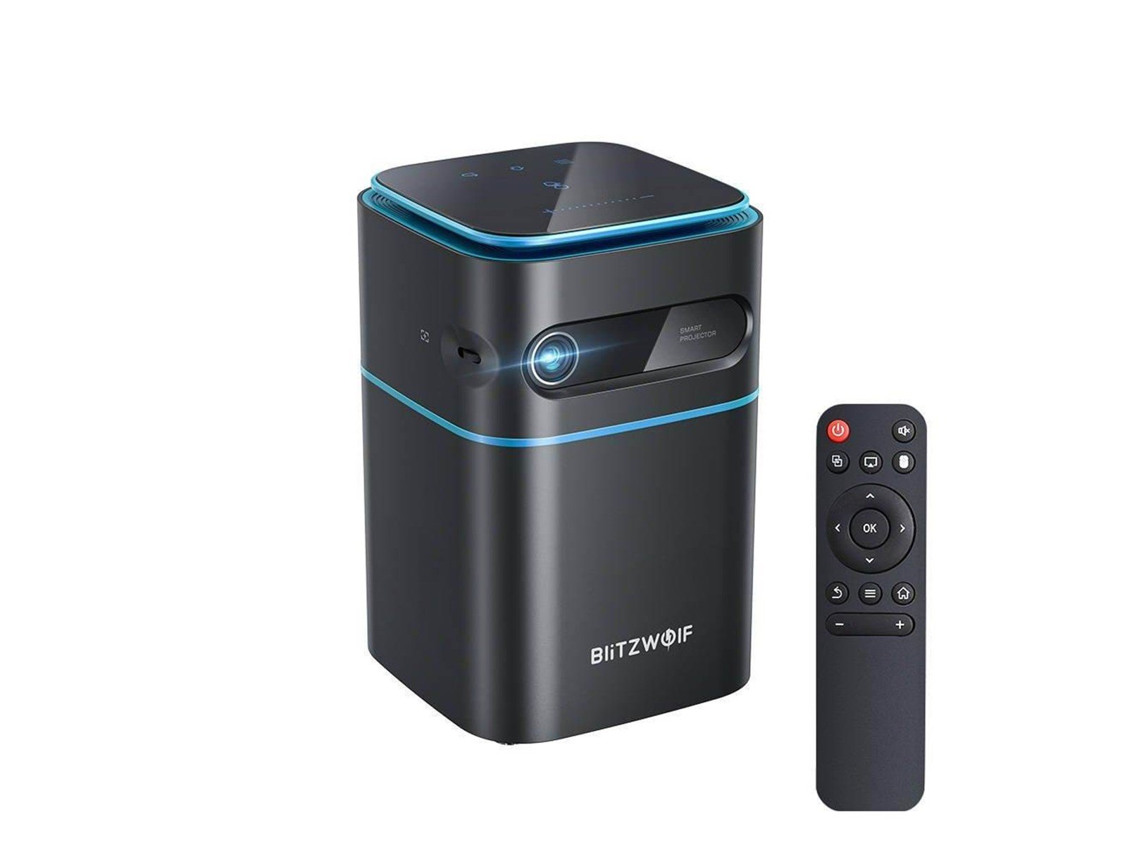 BlitzWolf Projektoren BW-VT2 Mini Projector - 854 x 480 - 180 lumens