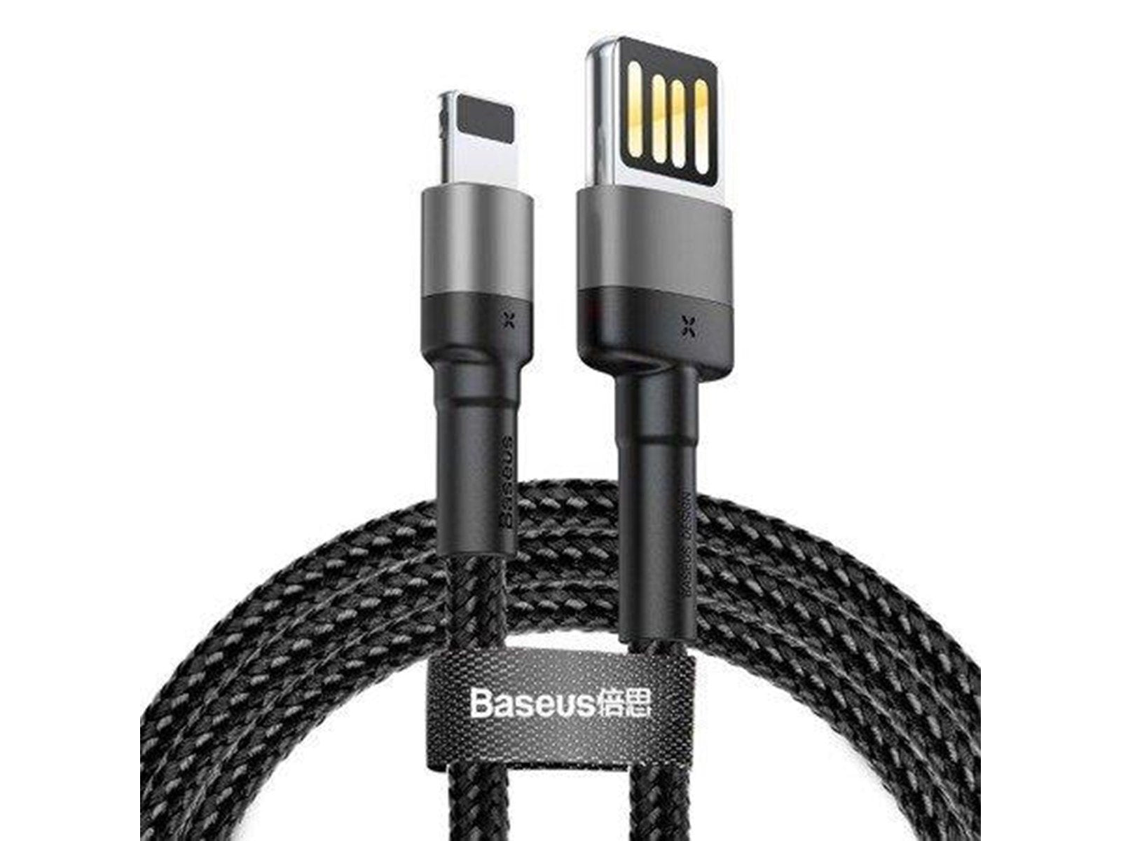 Baseus Lightning USB cable (reversible)  Cafule 2.4A 1m (gray-black)