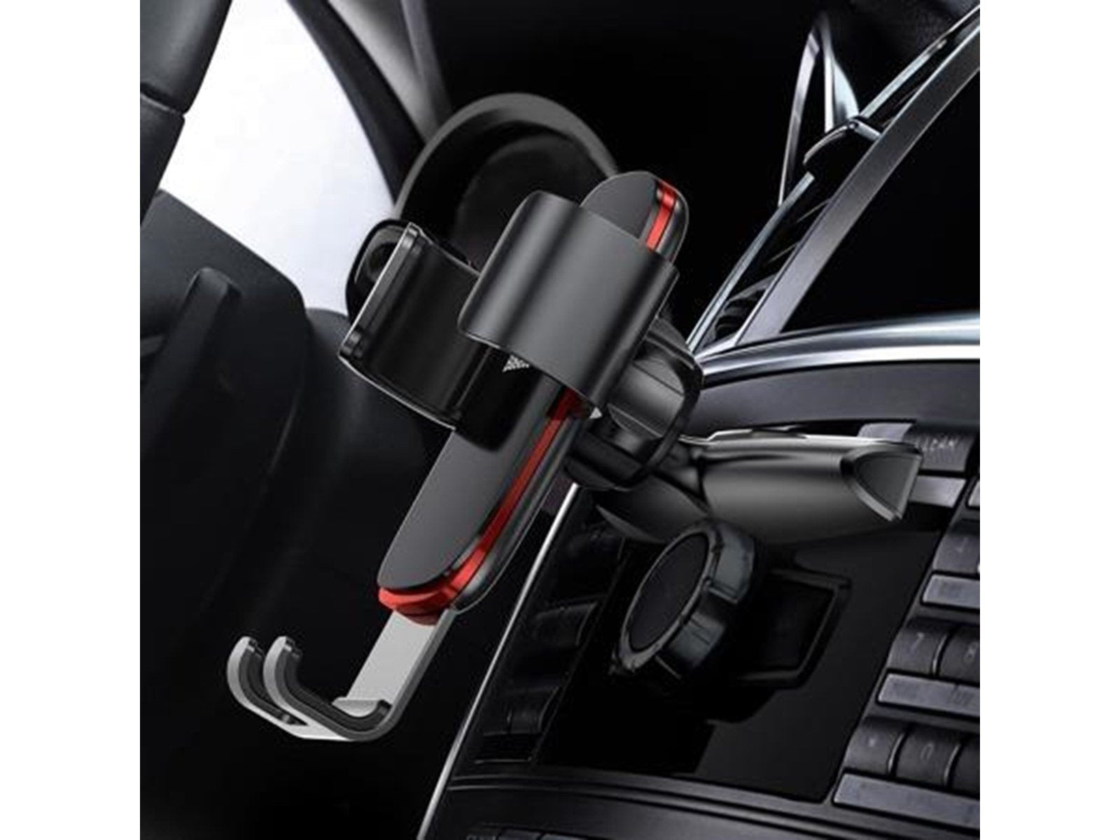 Baseus Metal Age Gravitational Holder for CD slot (Black)