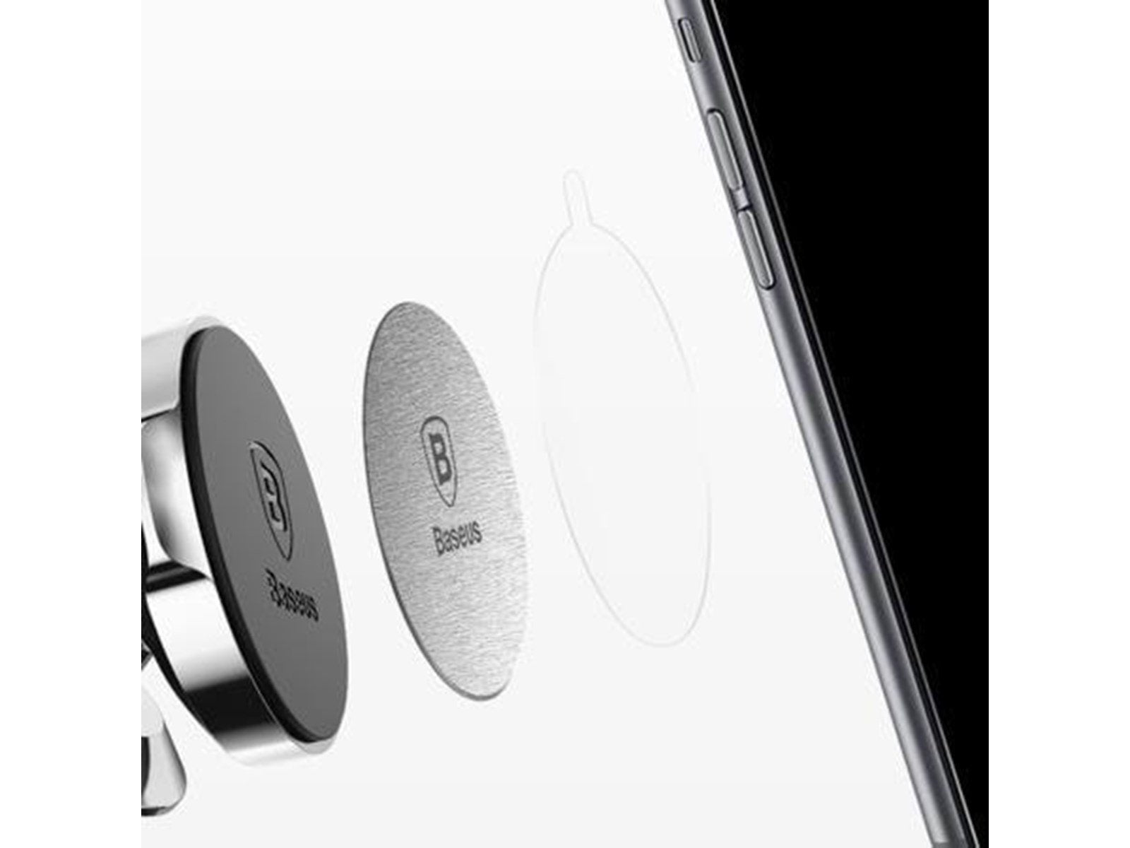 Baseus Magnet phone holder  Iron Suit kit - black