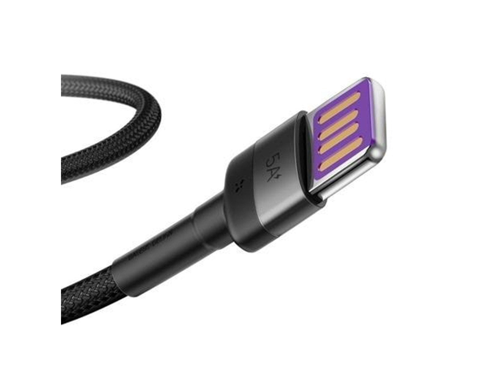 Baseus Cafule USB-C Cable Huawei SuperCharge QC 3.0 5A 1m (Black+Gray)