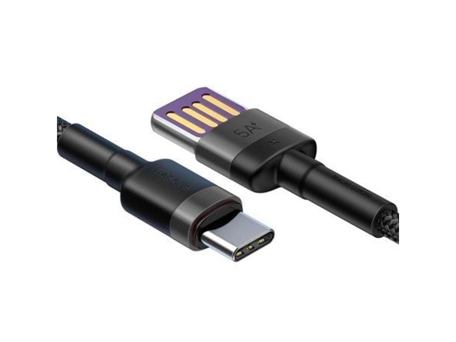 Baseus Cafule USB-C Cable Huawei SuperCharge QC 3.0 5A 1m (Black+Gray)