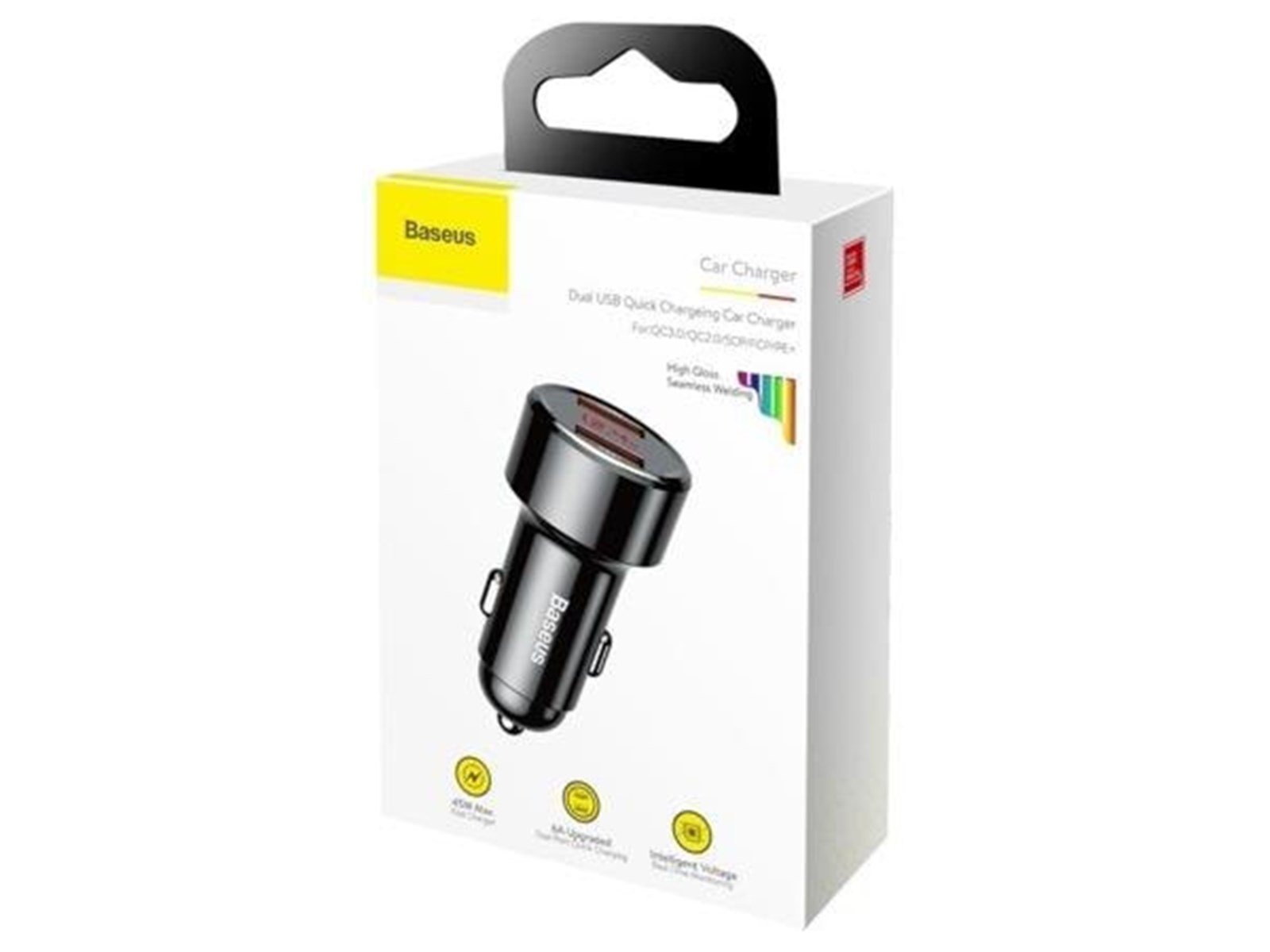 Baseus Magic Car Charger 2x USB QC 3.0 45W (Black)