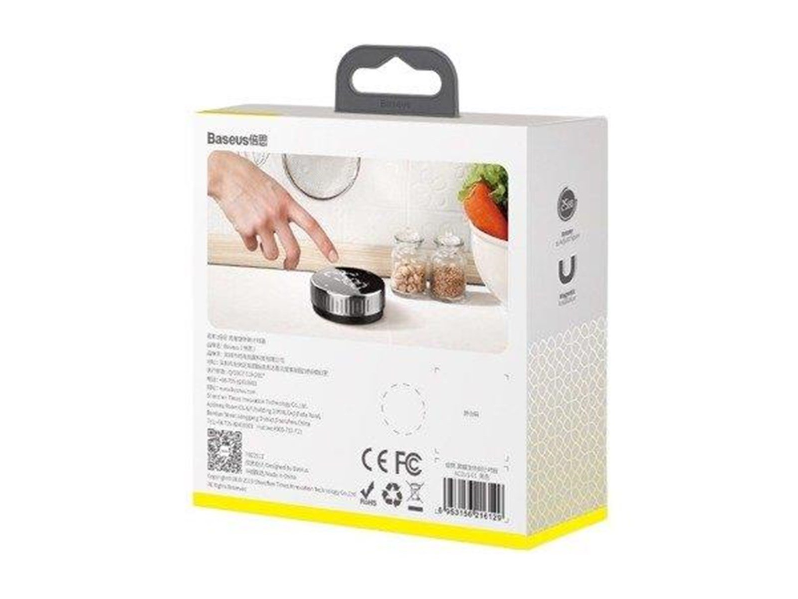 Baseus heyo rotation countdown timer Black 90 g.