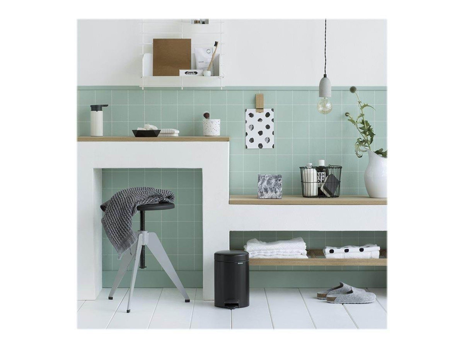 brabantia newIcon - rubbish bin - 3 L - matte black
