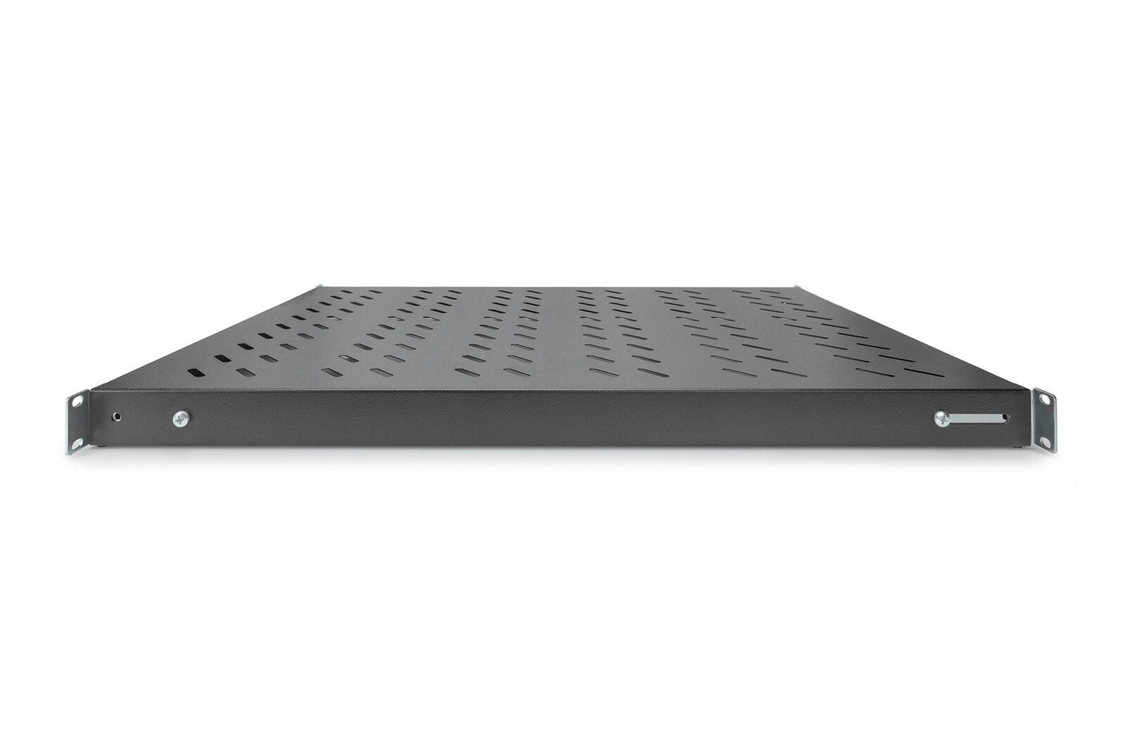Digitus Fachboden 19'-Schränke Festeinbau für 1.000mm Tiefe verstellbar bis 50kg 1HE RAL9005 schwarz (DN-97649)