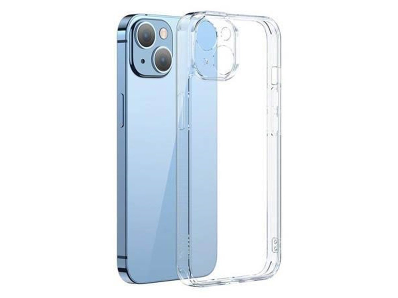 Baseus SuperCeramic Transparent Glass Case and Tempered Glass set for iPhone 14 Plus