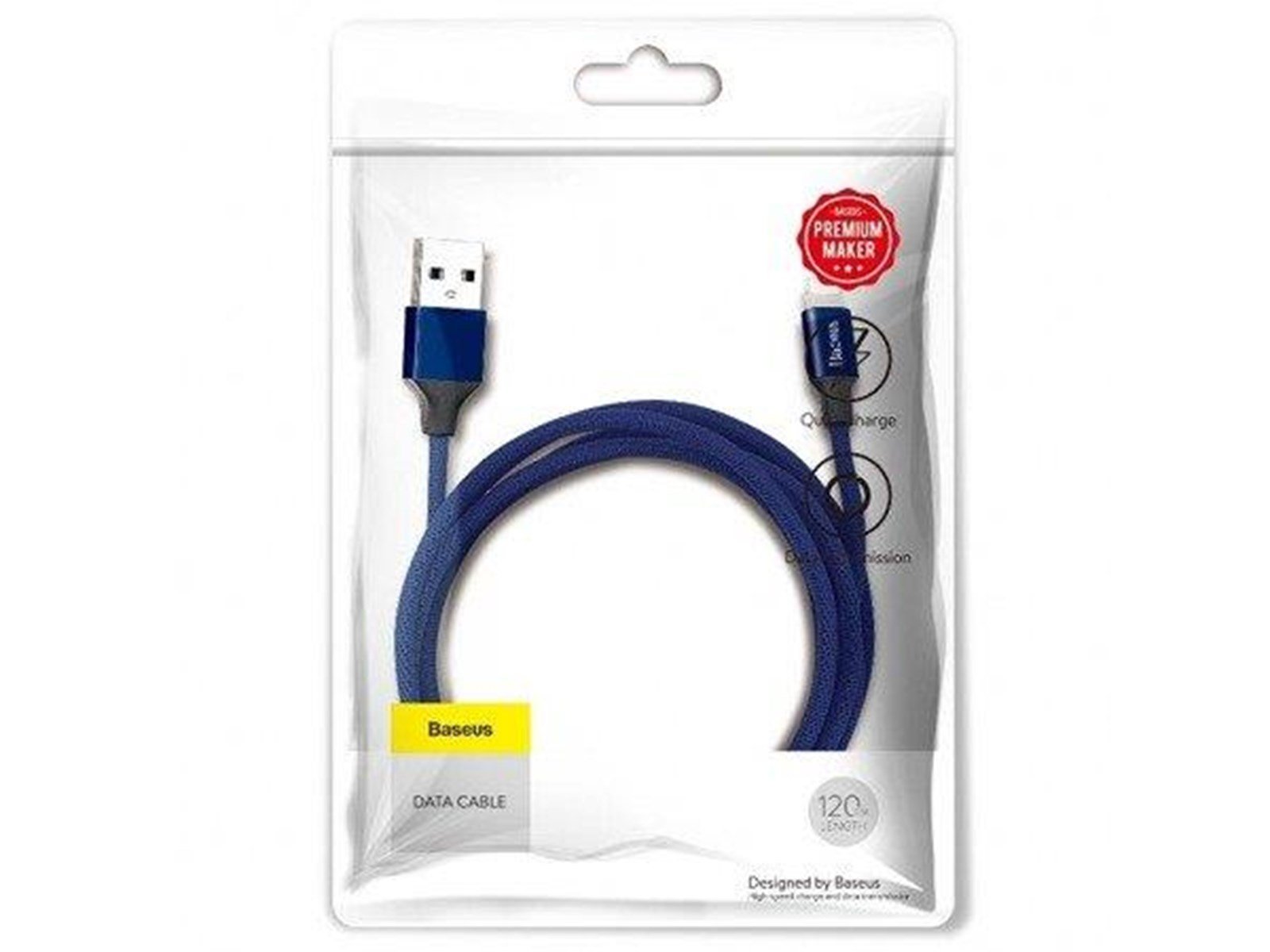 Baseus iven Lightning Cable 120cm 2A (Blue)