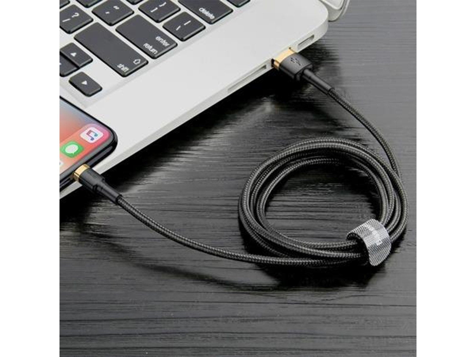Baseus Cafule Cable USB Lightning 2.4A 1m (Gold+Bl