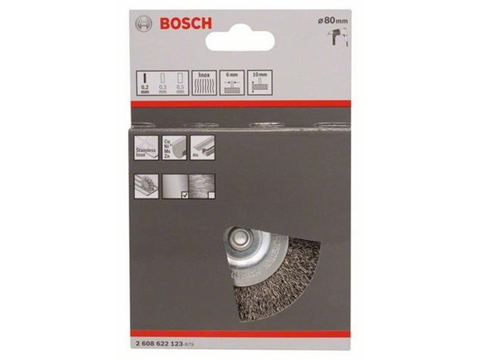 Bosch DISC STEEL BRUSH CORRUGATED WIRE FOR DRILL/DRIVERS