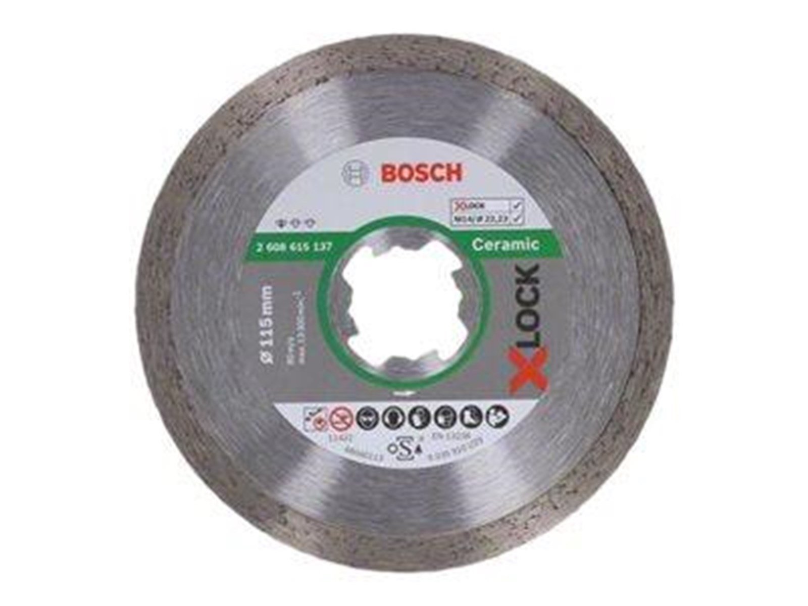 Bosch X-LOCK STANDARD FOR CERAMIC DIAMOND CUTTING DISC FOR SMALL ANGLE GRINDERS