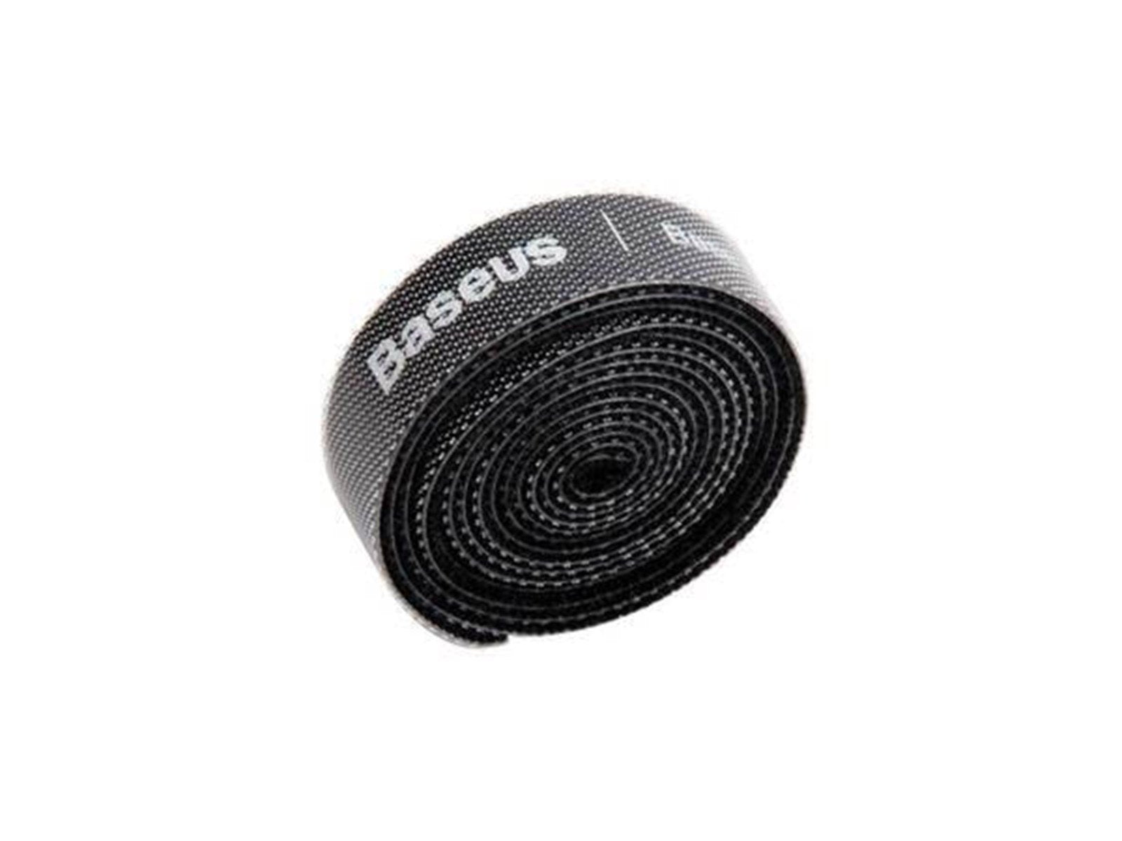 Baseus Colourful Circle Velcro Straps 1m Black