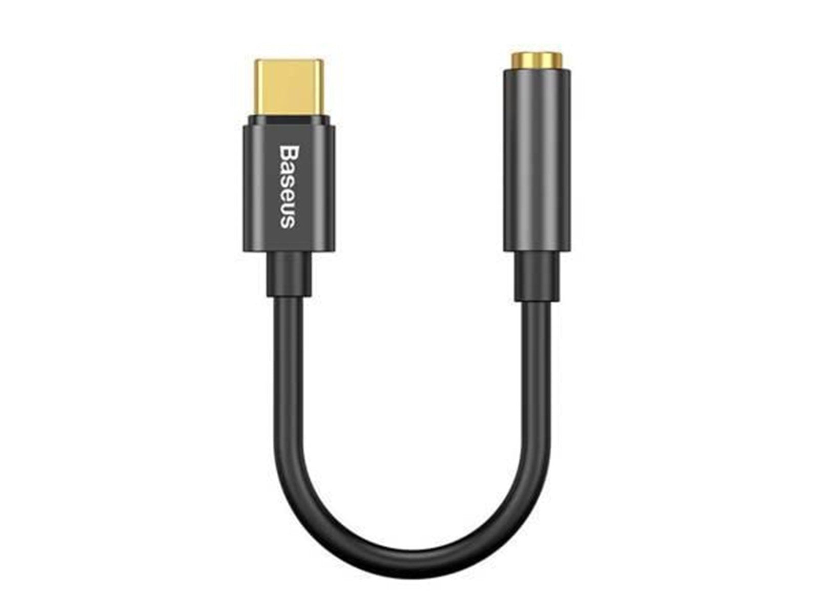 Baseus L54 Audio Adapter USB-C + mini jack 3.5mm (Black)