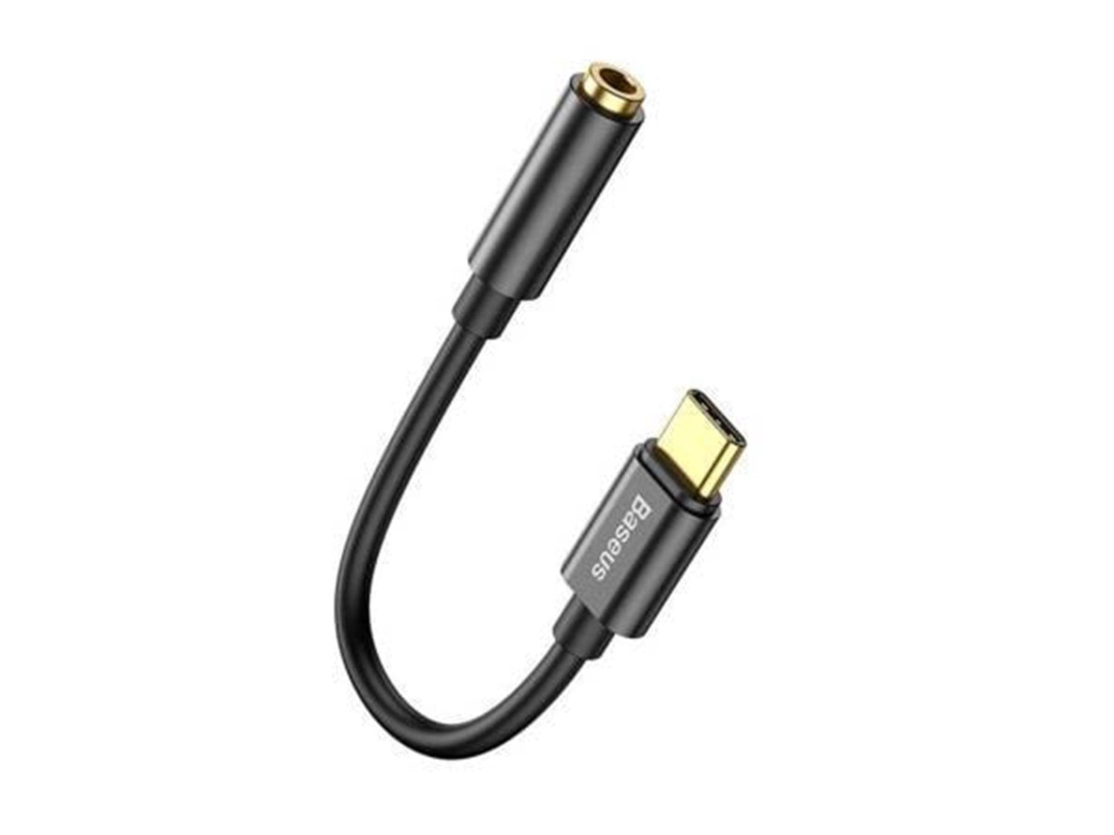 Baseus L54 Audio Adapter USB-C + mini jack 3.5mm (Black)