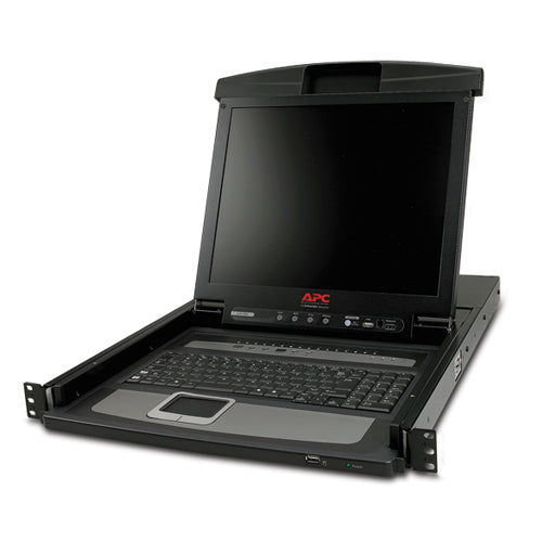 APC 17" Rack LCD Console with Integrated 16 Port Analog KVM