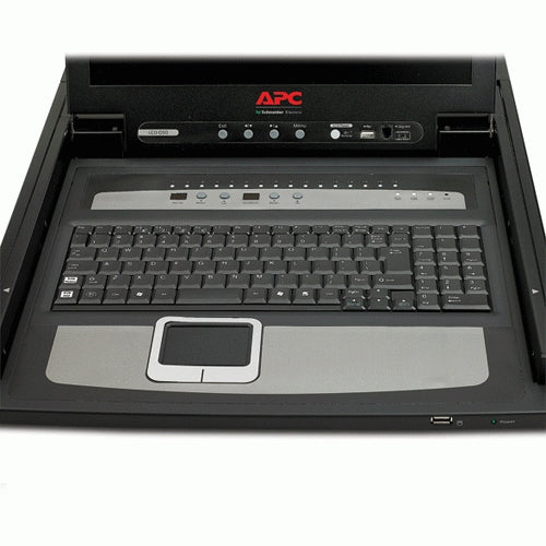 APC 17" Rack LCD Console with Integrated 16 Port Analog KVM