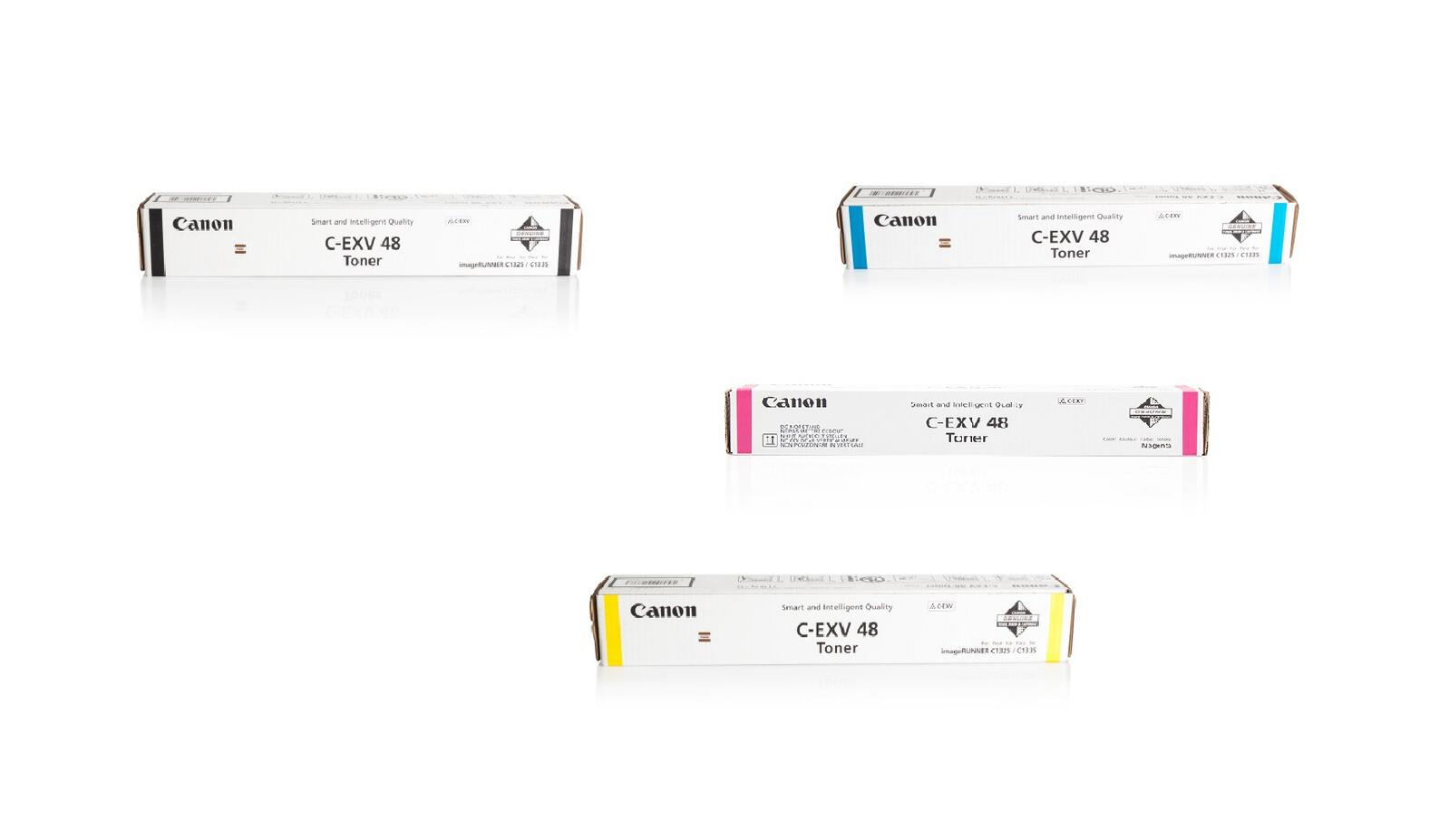 Canon Original Toner C-EXV48 4er-Set schwarz, cyan, magenta, gelb
