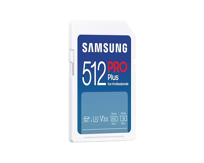 Samsung PRO Plus MB-SD512SB Speicherkarte 512 GB mit USB Kartenleser