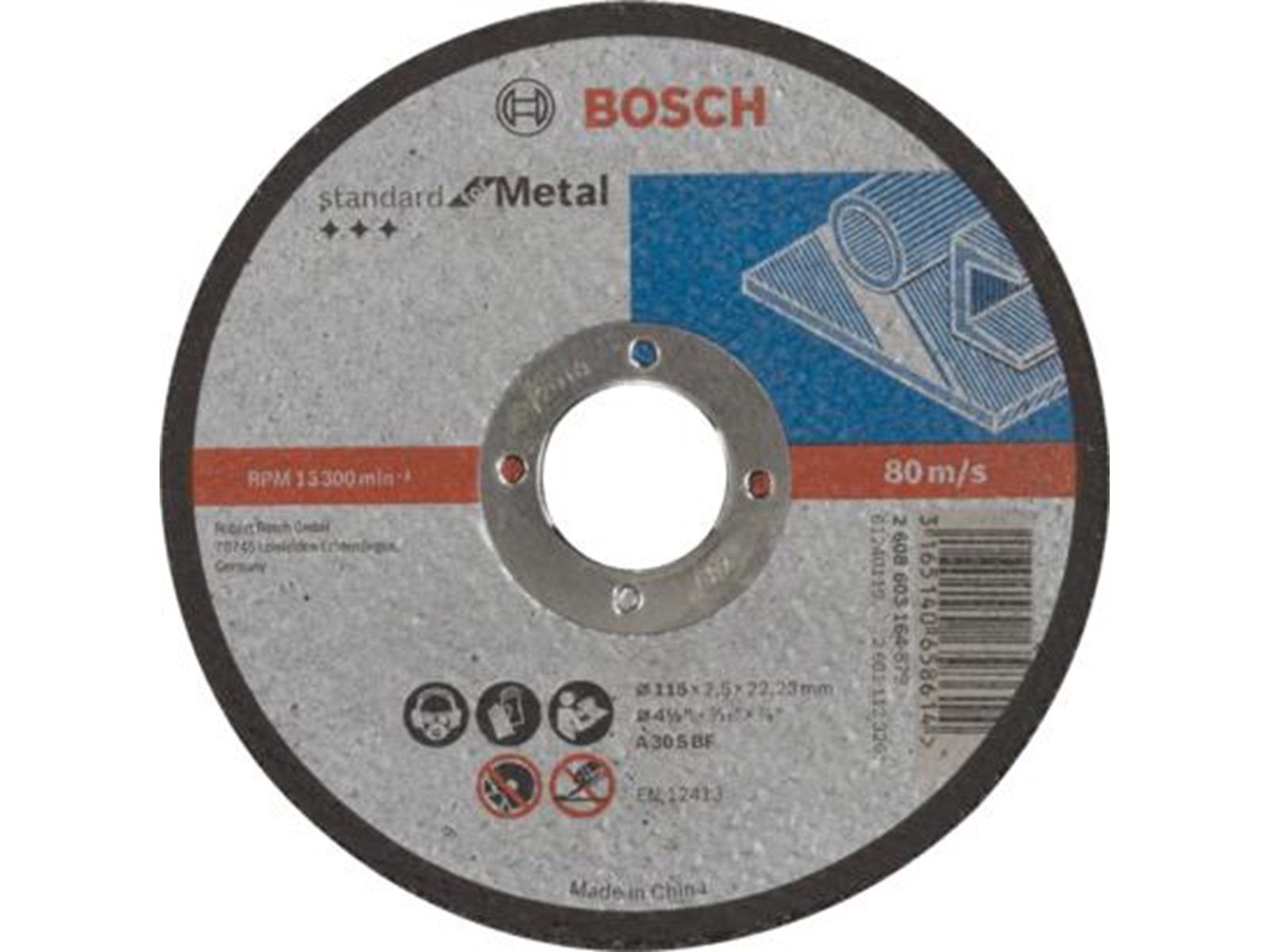 Bosch STANDARD FOR METAL CUTTING DISC FOR SMALL ANGLE GRINDERS