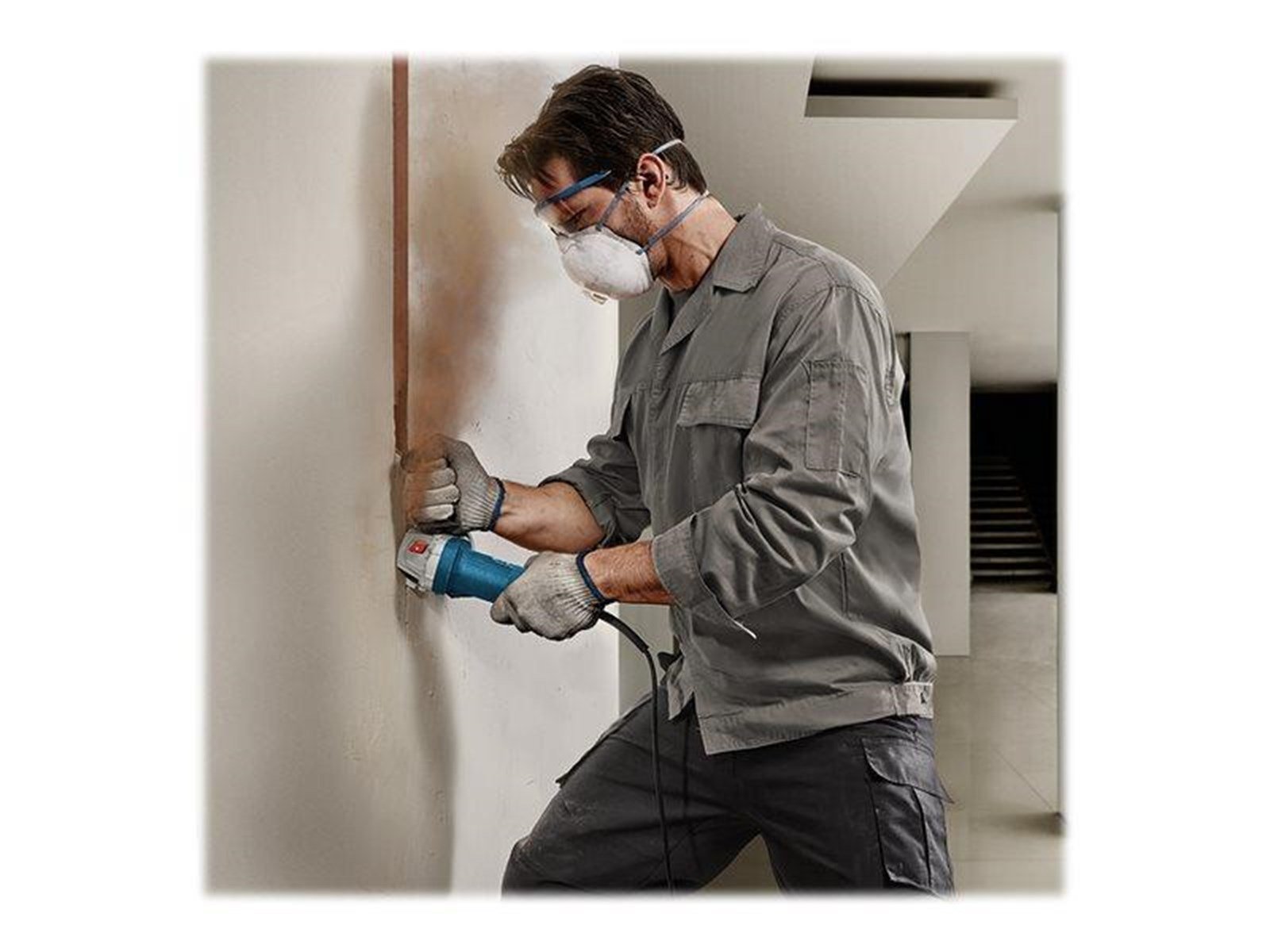 Bosch Professional Blue bosch 750w angle concrete grinder 125mm gws 750