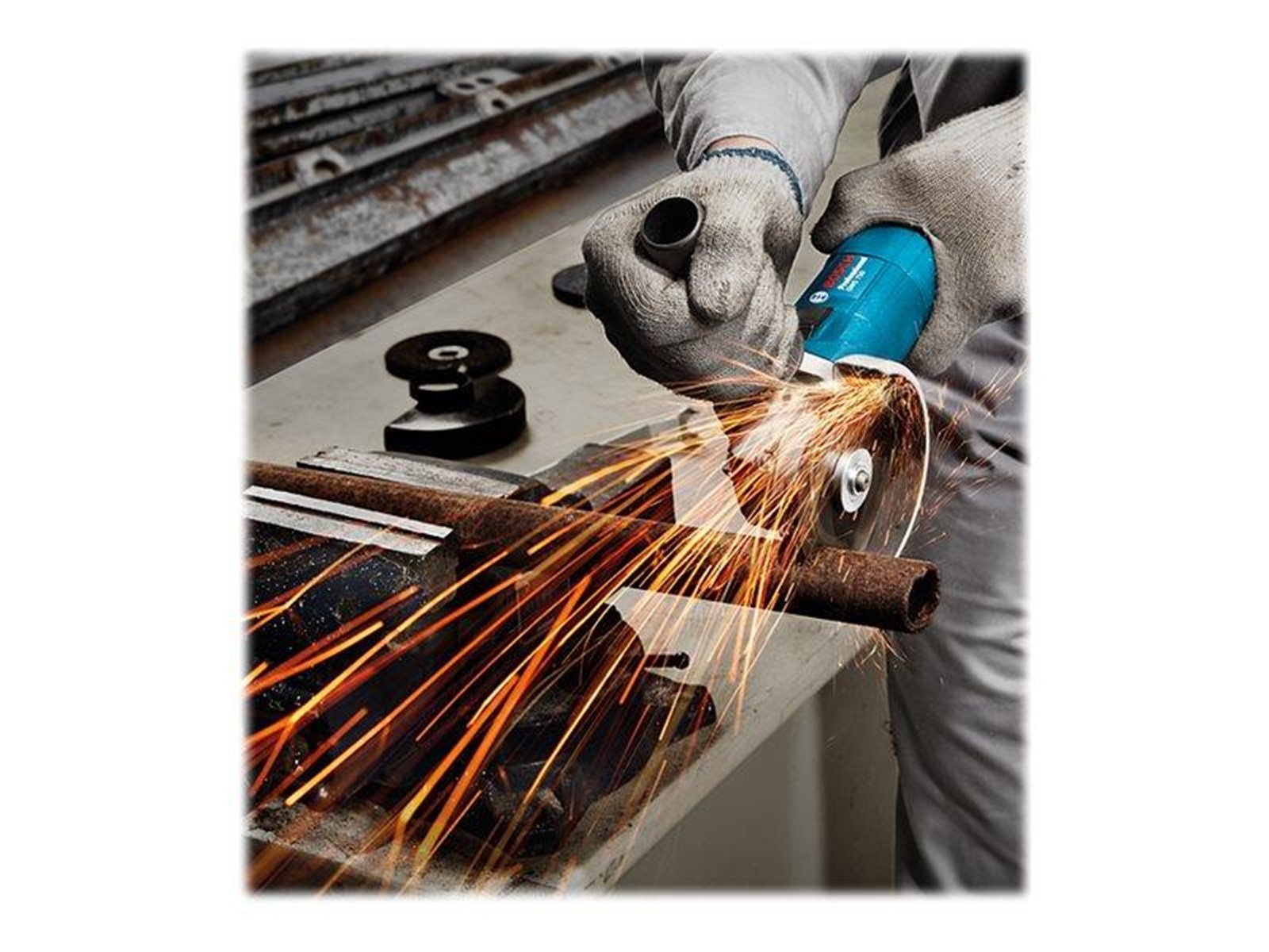 Bosch Professional Blue bosch 750w angle concrete grinder 125mm gws 750