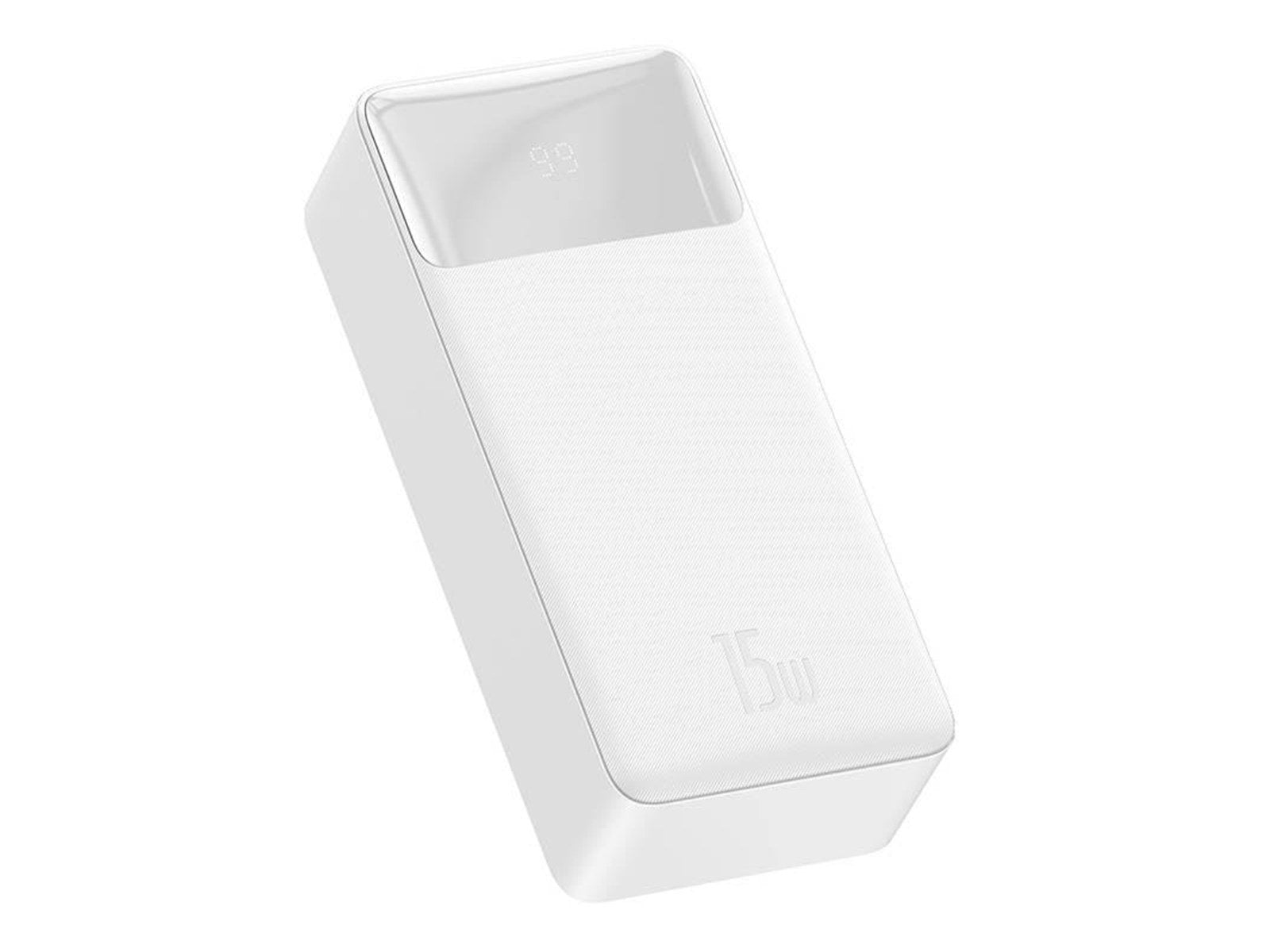 Baseus Bipow Powerbank (Akku) - Weiß - 30000 mAh
