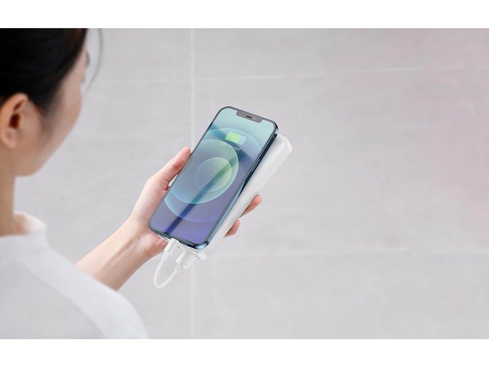 Baseus Bipow Powerbank (Akku) - Weiß - 30000 mAh