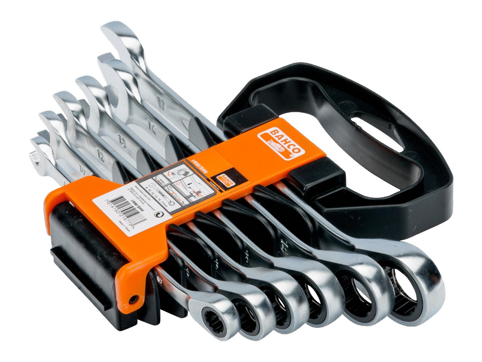 BAHCO 1RM/SH6 ring ratchet wrench set