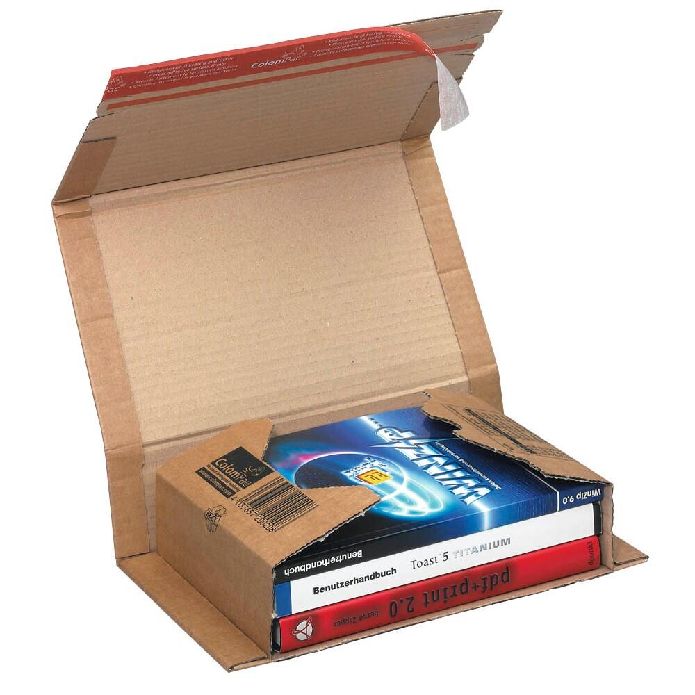 ColomPac® Buchverpackungen 27,1 x 16,5 x 7,5 cm - 20 Stück