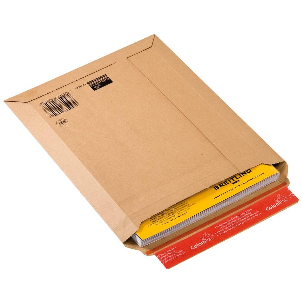 ColomPac® Kartonversandtaschen braun für DIN A4 - 20 Stück