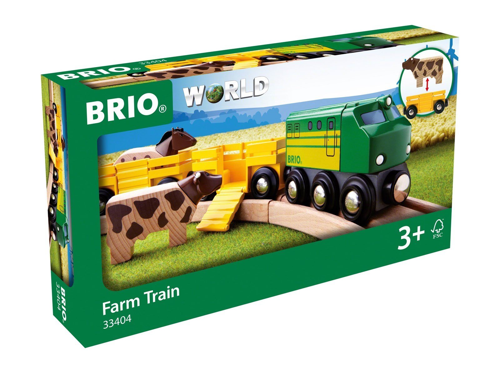Brio Farm Train Set