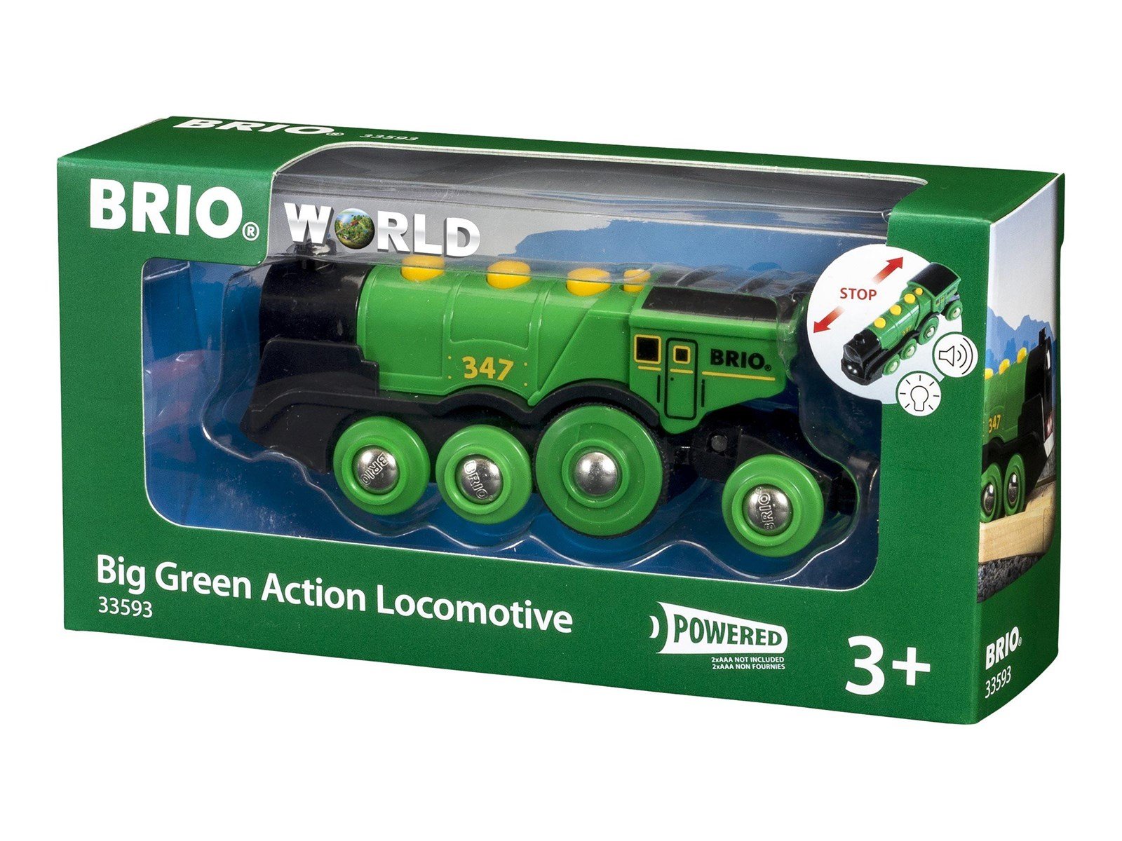 Brio Big Green Action Locomotive