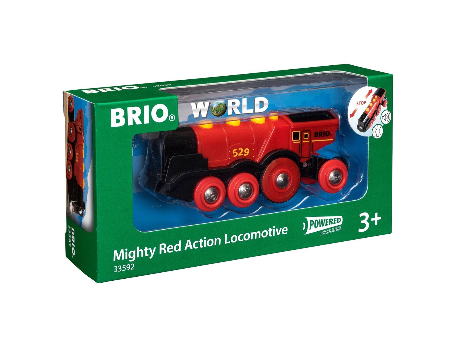 Brio Mighty Red Action Locomotive