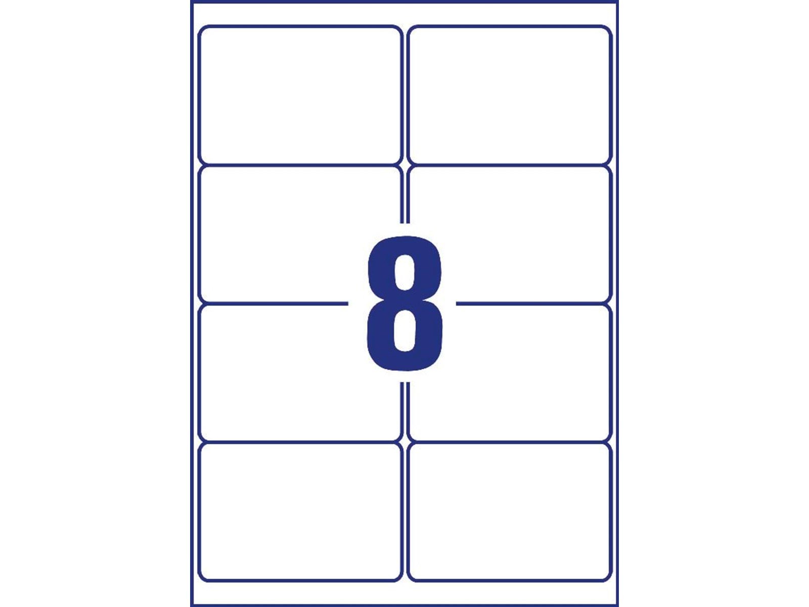 Avery Ultra Resistant Stretchable Labels White (-40oC to +150oC)