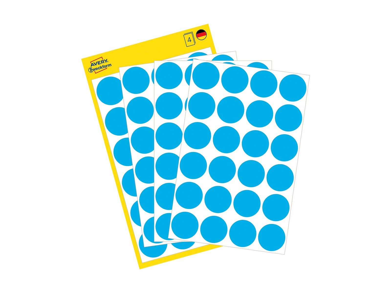 Avery Colour coding dots permanent blue