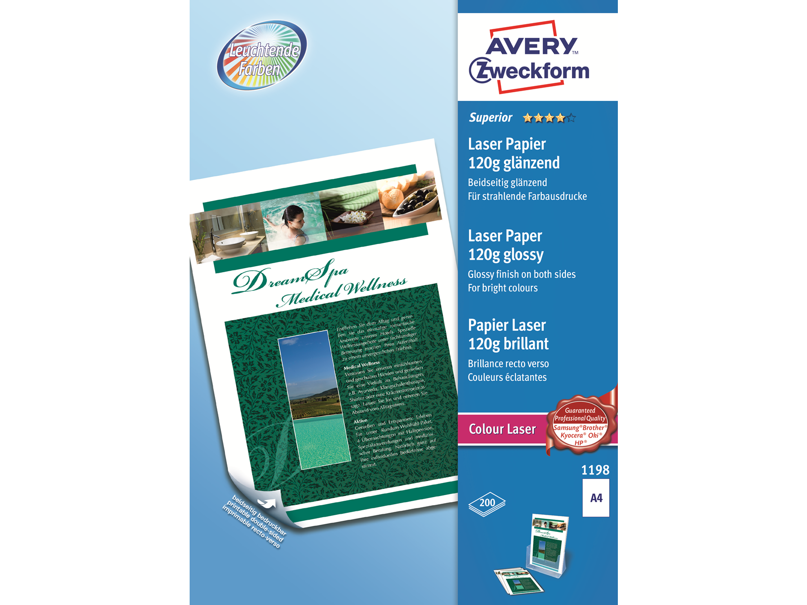 Avery Photopaper 120 g. superior glossy double sided