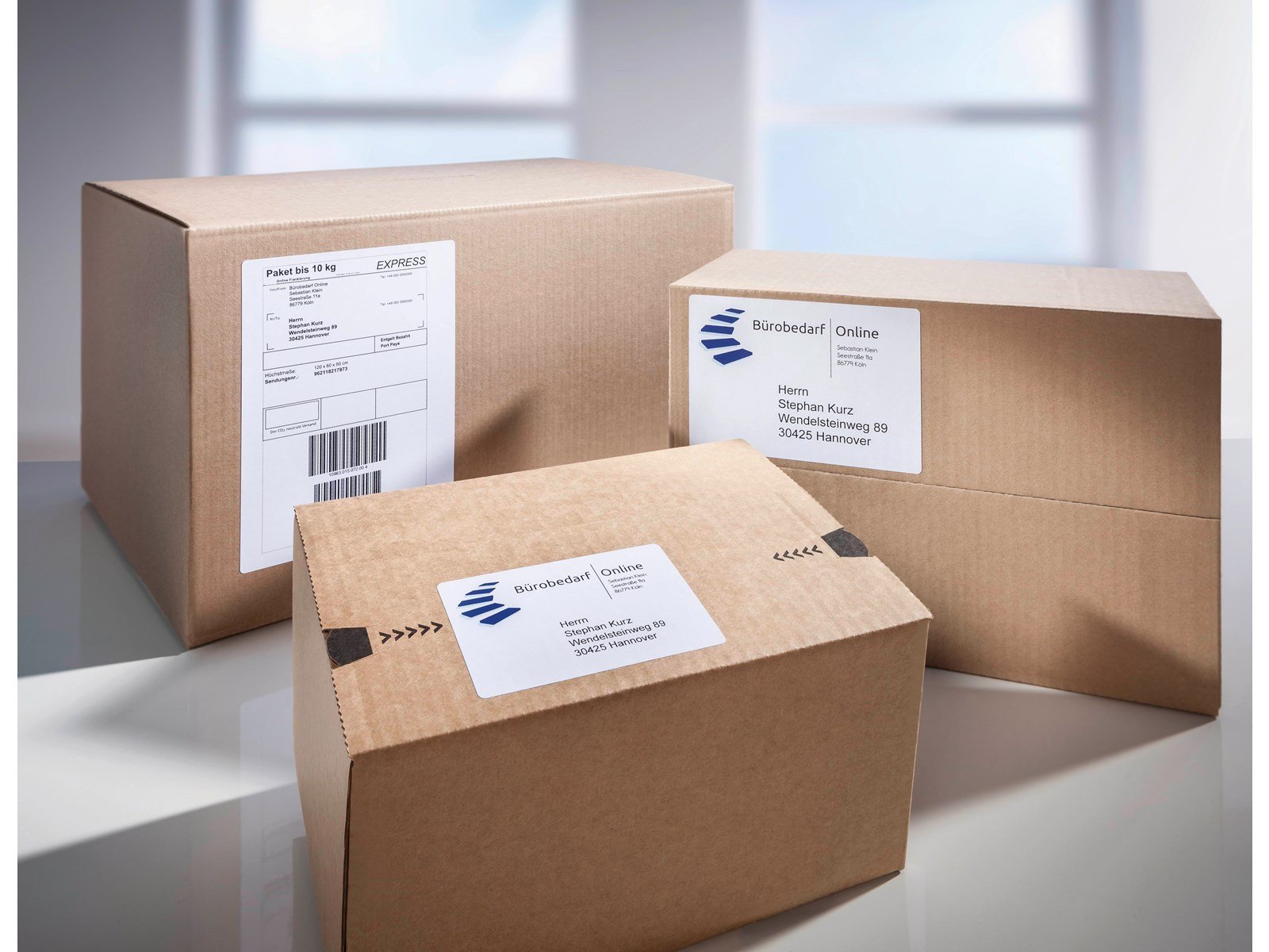 Avery Direct Thermal shipping labels 25 mm core roll 2 rolls per pack